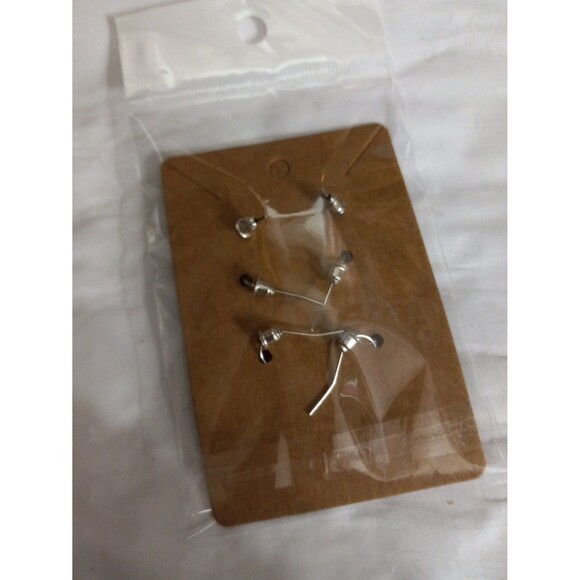 Halloween Earrings Set of 3 Spiders Boo Jack-o-Lanterns Studs Dangle Rhinestones - Picture 5 of 5